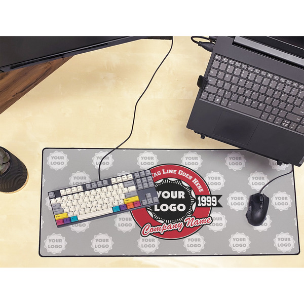 Logo & Tag Line Large Gaming Mats - LIFESTYLE