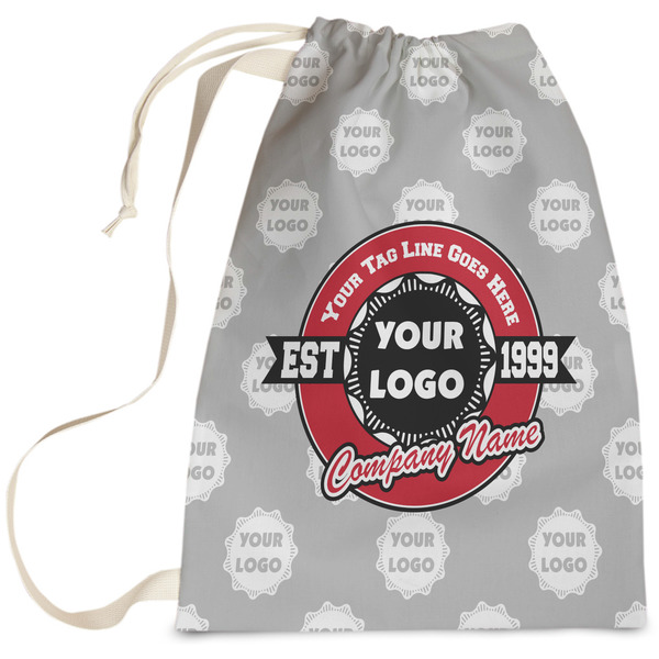 Custom Logo & Tag Line Laundry Bag w/ Logos