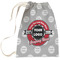 Logo & Tag Line Large Laundry Bag - Front View