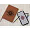 Logo & Tag Line Leather Sketchbook - Large - Single Sided - In Context