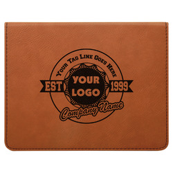 Logo & Tag Line Leatherette 4-Piece Wine Tool Set (Personalized)