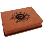 Logo & Tag Line Leatherette 4-Piece Wine Tool Set (Personalized)