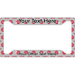 Logo & Tag Line License Plate Frame (Personalized)