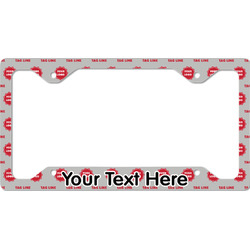 Logo & Tag Line License Plate Frame - Style C (Personalized)