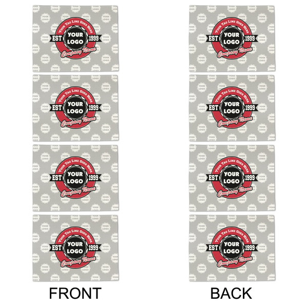 Logo & Tag Line Linen Placemat - APPROVAL Set of 4 (double sided)