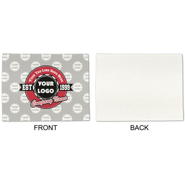 Logo & Tag Line Linen Placemat - APPROVAL Single (single sided)