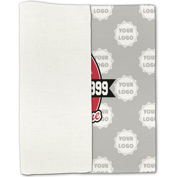 Logo & Tag Line Linen Placemat - Folded Half