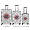 Logo & Tag Line Luggage Bags all sizes - With Handle