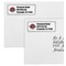Logo & Tag Line Mailing Labels - Double Stack Close Up