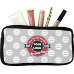 Logo & Tag Line Makeup / Cosmetic Bag - Small w/ Logos