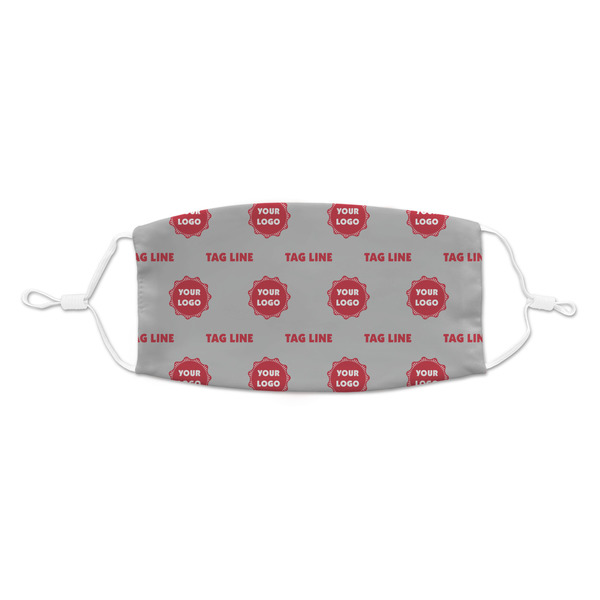 Custom Logo & Tag Line Kid's Cloth Face Mask - Standard (Personalized)