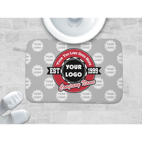 Logo & Tag Line Memory Foam Bath Mat - LIFESTYLE 34x21