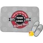 Logo & Tag Line Memory Foam Bath Mat - 34" x 21" w/ Logos