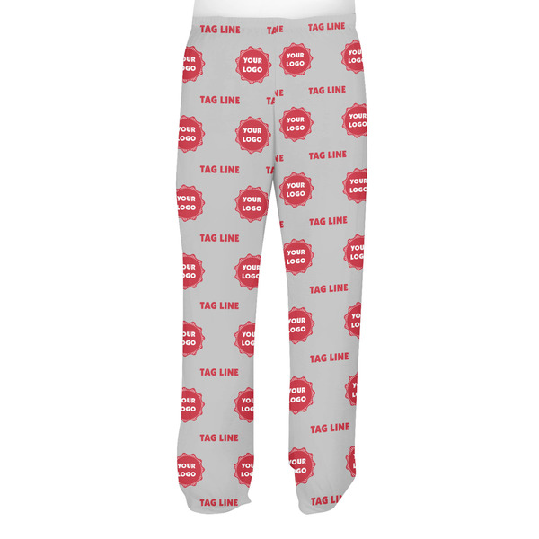 Logo & Tag Line Men's Pjs Back - on model