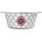 Logo & Tag Line Metal Pet Bowl - White Label - Medium - Main