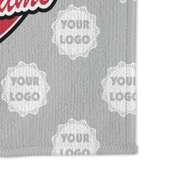 Logo & Tag Line Microfiber Dish Rag - DETAIL