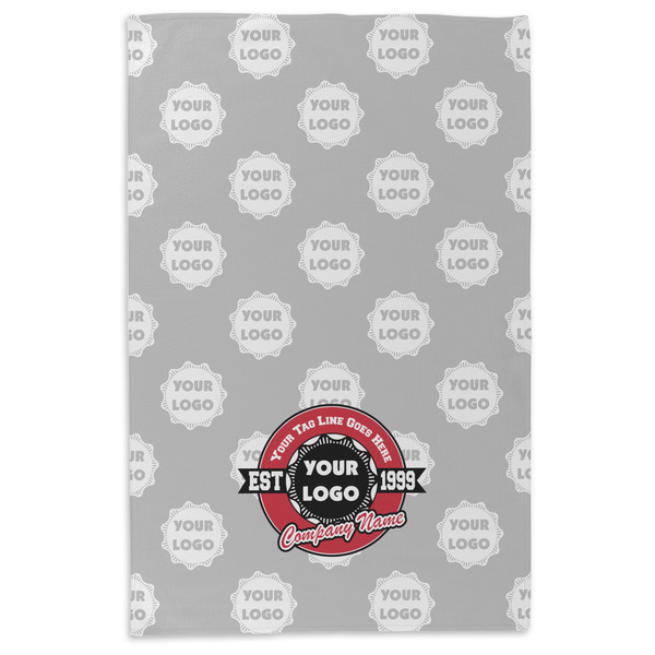 Logo & Tag Line Microfiber Dish Towel - APPROVAL