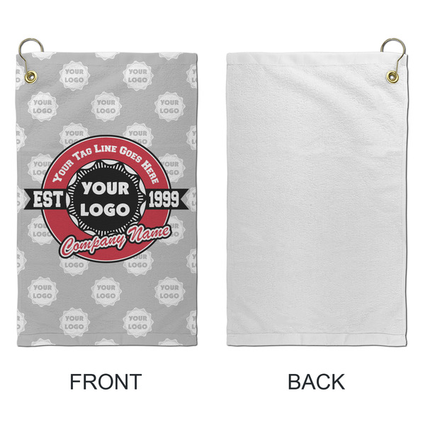 Logo & Tag Line Microfiber Golf Towels - Small - APPROVAL