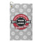 Logo & Tag Line Microfiber Golf Towel - Small w/ Logos