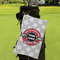 Logo & Tag Line Microfiber Golf Towels - Small - LIFESTYLE