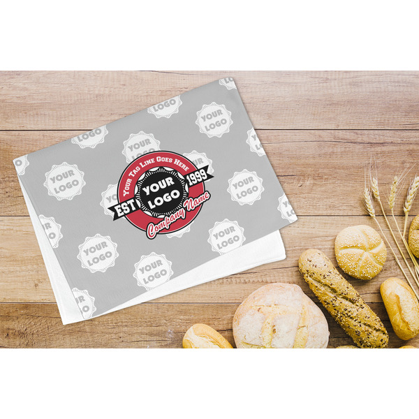 Logo & Tag Line Microfiber Kitchen Towel - LIFESTYLE
