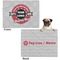 Logo & Tag Line Microfleece Dog Blanket - Regular - Front & Back