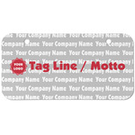 Logo & Tag Line Mini/Bicycle License Plate - 2 Holes (Personalized)