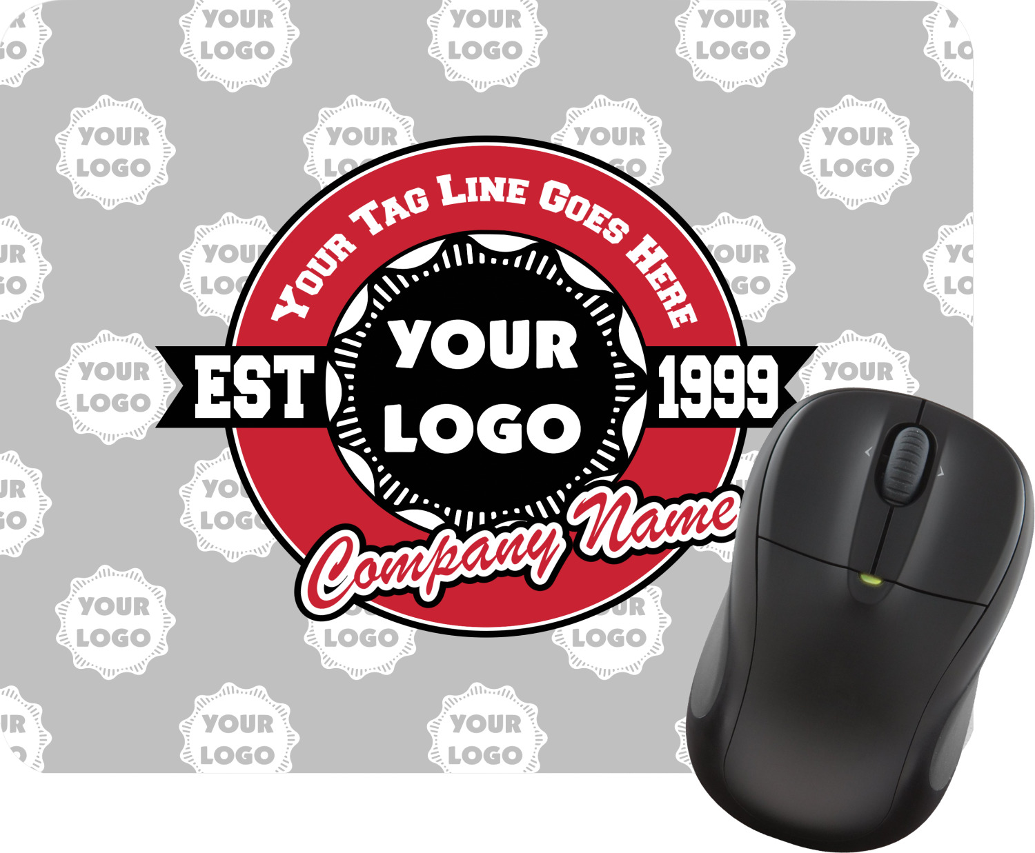 Logo & Tag Line Mouse Pads (Personalized) YouCustomizeIt