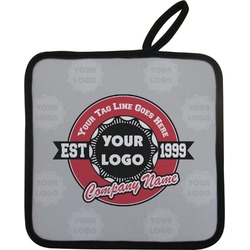 Logo & Tag Line Pot Holder w/ Logos