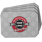 Logo & Tag Line Dining Table Mat - Octagon w/ Name or Text
