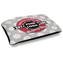 Logo & Tag Line Outdoor Dog Bed - Large w/ Logos