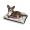 Logo & Tag Line Outdoor Dog Beds - Medium - IN CONTEXT