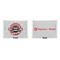 Logo & Tag Line Outdoor Rectangular Throw Pillow (Front and Back)