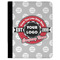 Logo & Tag Line Padfolio Clipboards - Large - FRONT