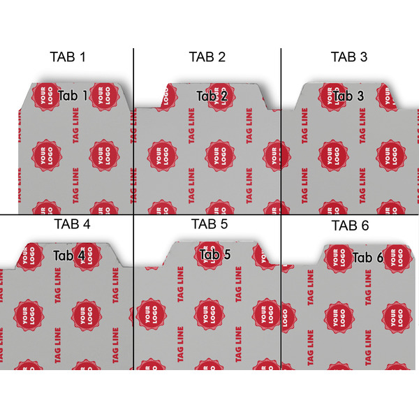 Logo & Tag Line Page Dividers - Set of 6 - Approval