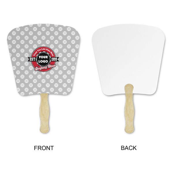 Logo & Tag Line Paper Fans - Approval