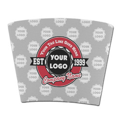 Logo & Tag Line Party Cup Sleeve - without bottom w/ Logos