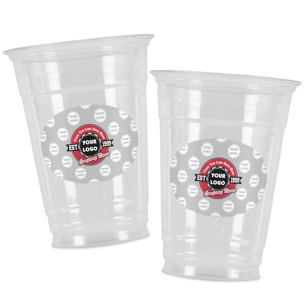 Logo & Tag Line Party Cups - 16oz - Alt View