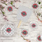 Logo & Tag Line Party Supplies Combination Image - All items - Plates, Coasters, Fans