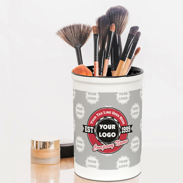Logo & Tag Line Pencil Holder - LIFESTYLE makeup