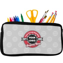 Logo & Tag Line Neoprene Pencil Case w/ Logos