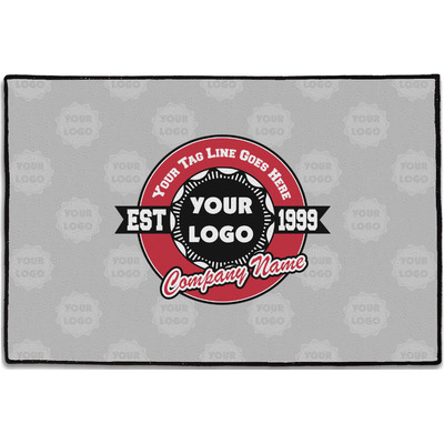 Logo & Tag Line Door Mat - 36"x24" (Personalized)