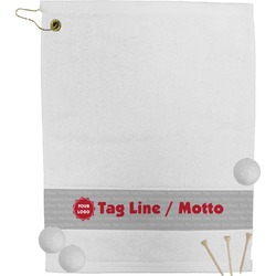 Logo & Tag Line Golf Bag Towel (Personalized)