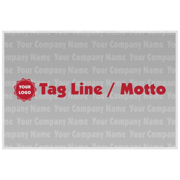 Logo & Tag Line Personalized Placemat (Back)