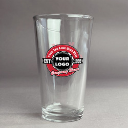 Logo & Tag Line Pint Glass - Full Color Logo (Personalized)