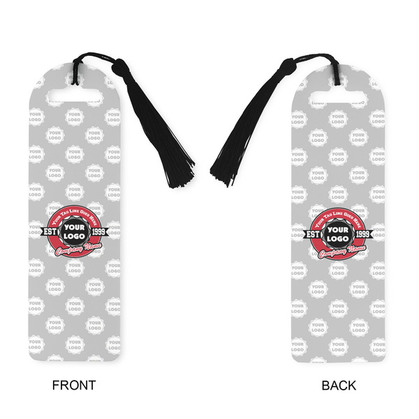 Logo & Tag Line Plastic Bookmarks - Approval