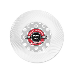 Logo & Tag Line Plastic Party Appetizer & Dessert Plates - 6" (Personalized)