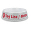 Logo & Tag Line Plastic Dog Bowl - Large (Personalized)