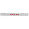 Logo & Tag Line Plastic Ruler - 12" - FRONT