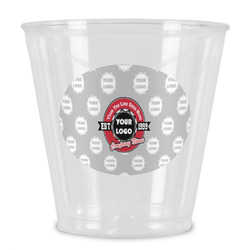 Logo & Tag Line Plastic Shot Glass (Personalized)